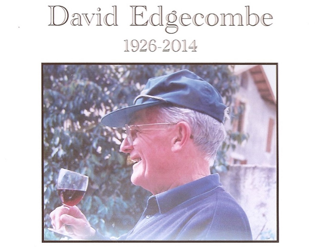 David Edgecombe 1926 - 2014