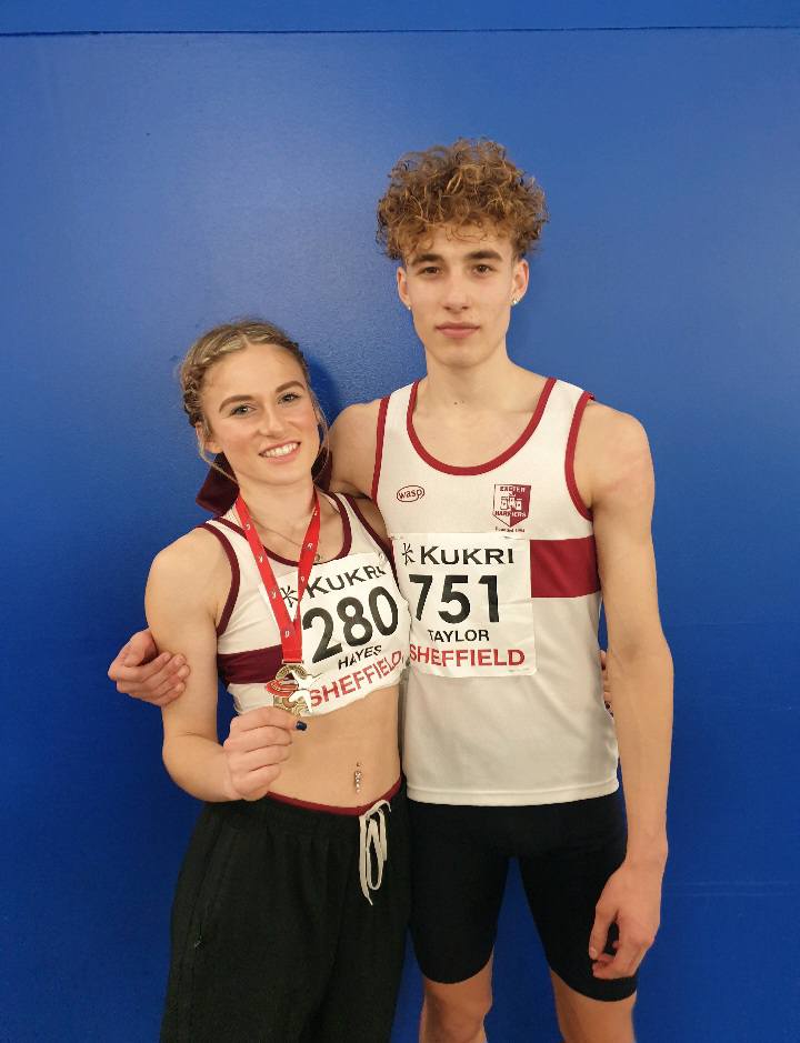 Success at the National Age Group (U15/17/20) Indoor Championships in Sheffield